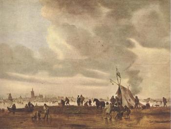 Jan Van Goyen : View of The Hague in Winter